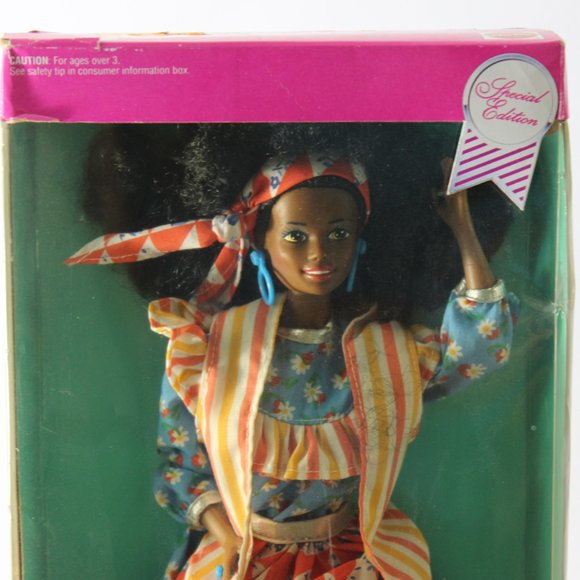 1991 Jamaican Barbie Dressed In Tradition Costume - Picture 4 of 11